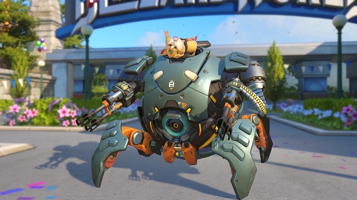 A Portly Hamster Named Wrecking Ball Is Overwatch's Newest Champion