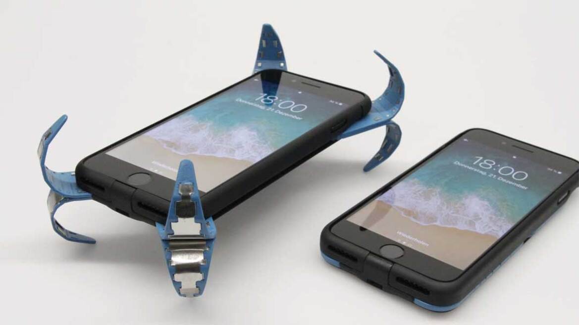 This Smartphone Case Deploys Springy Arms To Survive Drops From Your Butterfingers