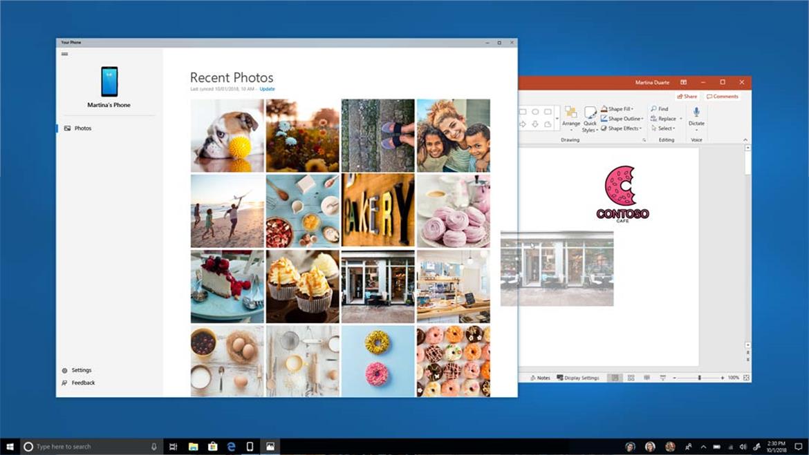 Microsoft's Windows 10 'Your Phone' App Brings Wireless Access And Sync Of Smartphone Files On Your PC