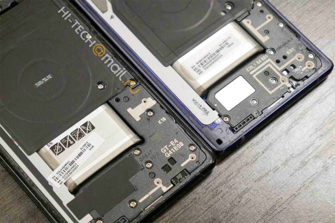 Samsung Galaxy Note 9 Teardown Reveals Notebook-Class Cooling System