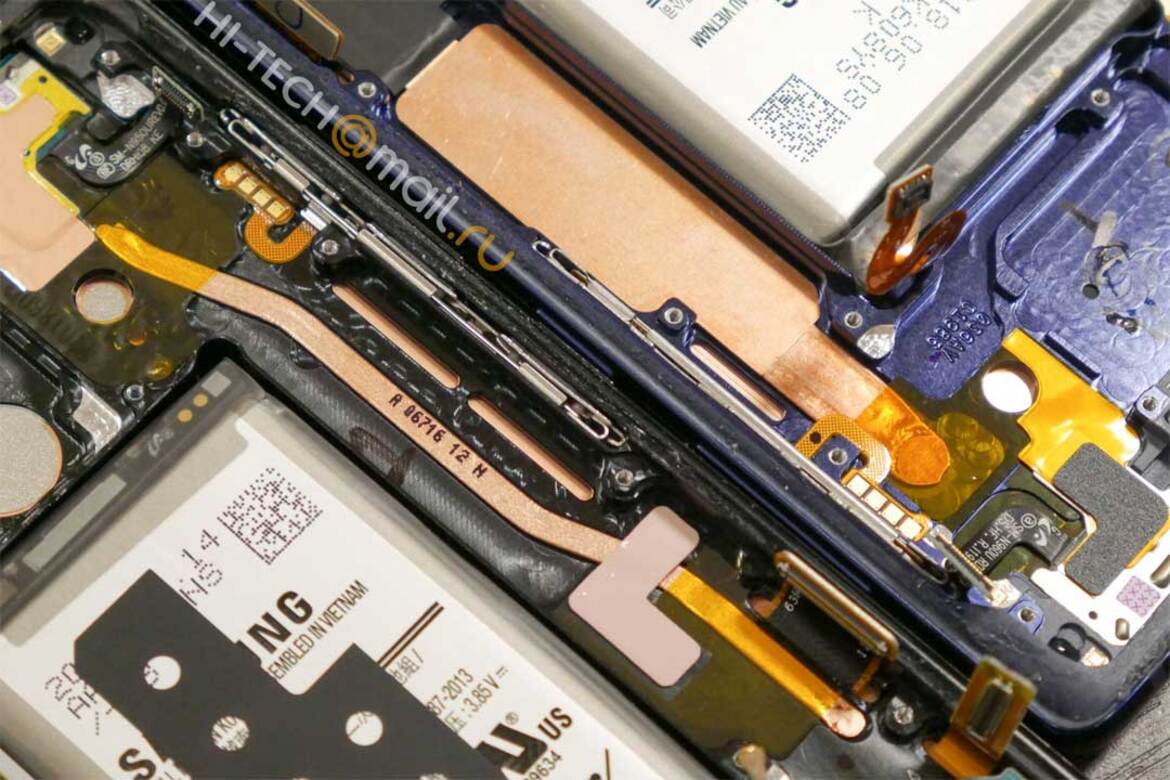 Samsung Galaxy Note 9 Teardown Reveals Notebook-Class Cooling System