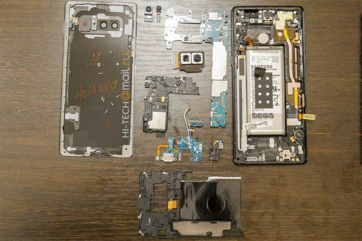 Samsung Galaxy Note 9 Teardown Reveals Notebook-Class Cooling System