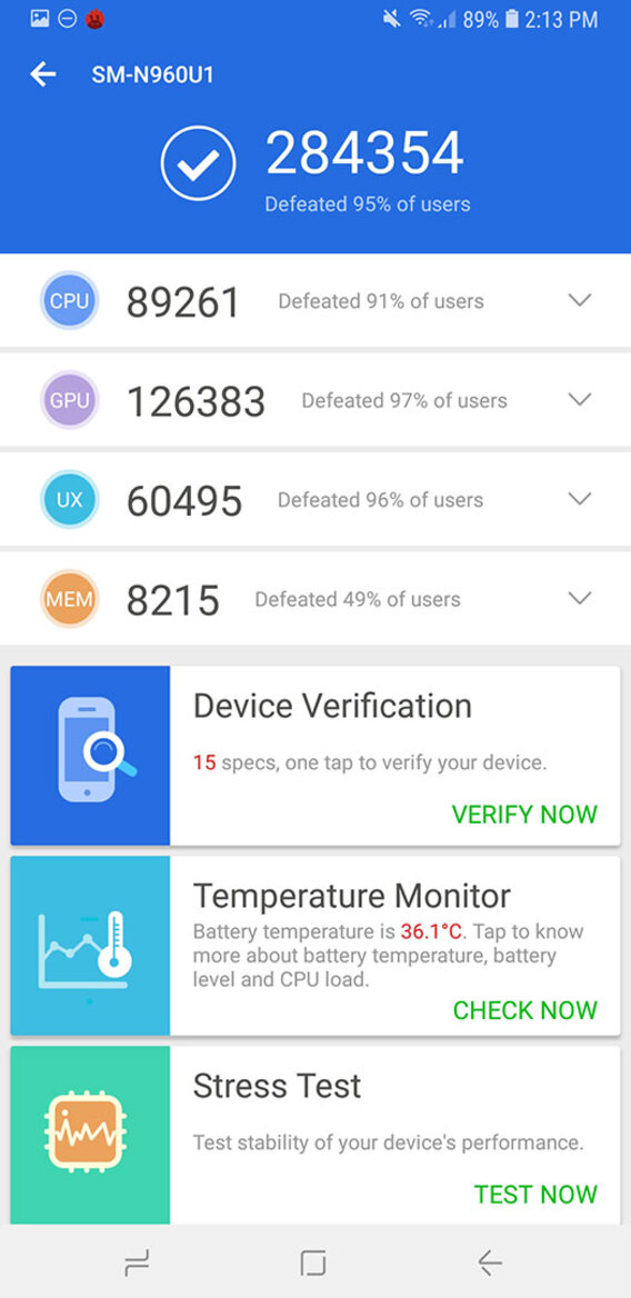 Galaxy Note 9 Vs OnePlus 6 Benchmark Bake-Off: Stamina And Throttling Compared