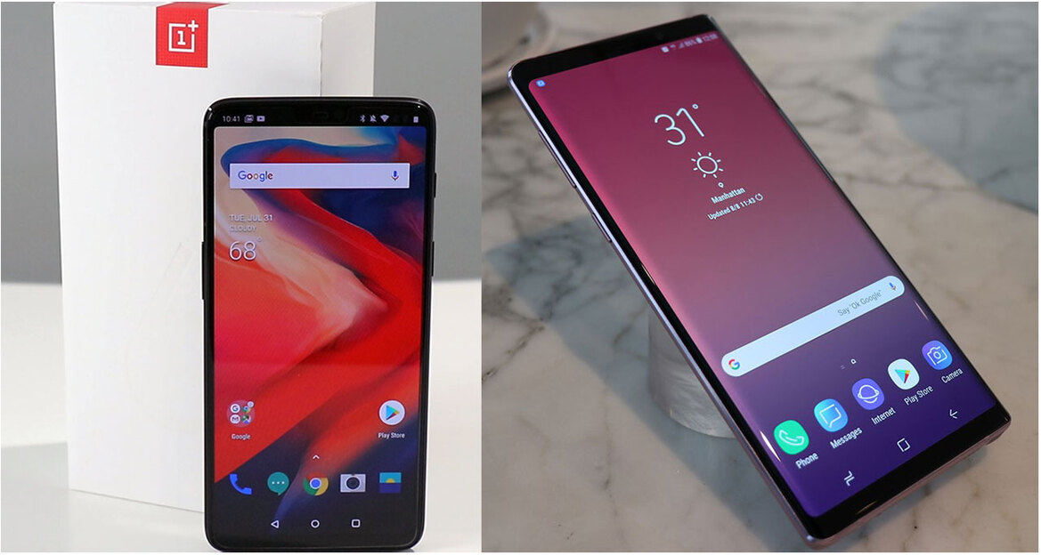 Galaxy Note 9 Vs OnePlus 6 Benchmark Bake-Off: Stamina And Throttling Compared