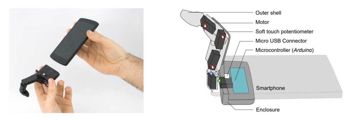 MobiLimb Is A Crazy Creepy Crawly Robotic Finger For Your Smartphone