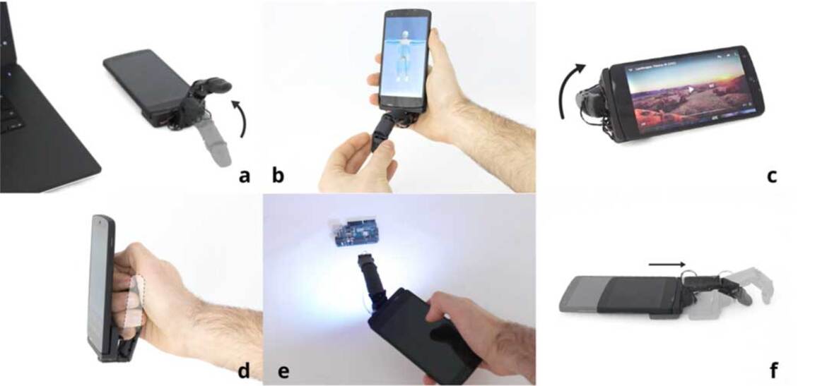 MobiLimb Is A Crazy Creepy Crawly Robotic Finger For Your Smartphone