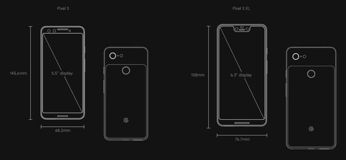 Google Announces Pixel 3 And Pixel 3 XL Rocking Dual Selfie Cameras Priced From $799