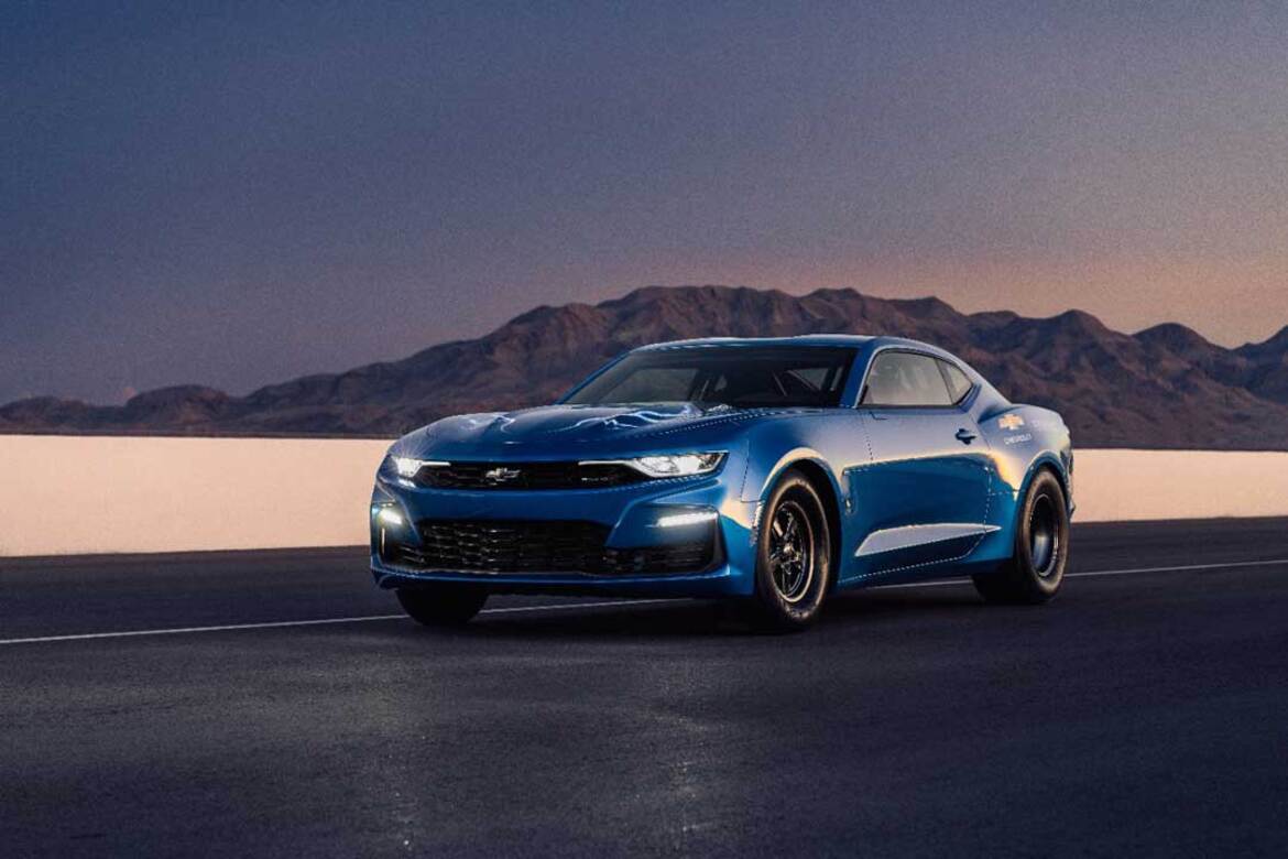 Chevrolet eCOPO Camaro 700HP EV Drag Racer Concept Promises Electrifying Performance