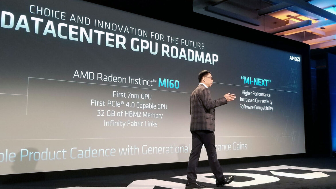 AMD Announces Radeon Instinct MI60: World's First 7nm PCIe 4.0 GPU Shipping Late 2018