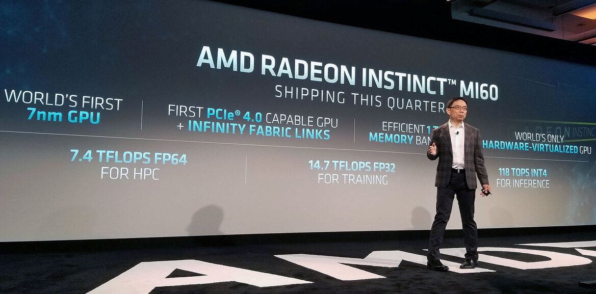 AMD Announces Radeon Instinct MI60: World's First 7nm PCIe 4.0 GPU Shipping Late 2018