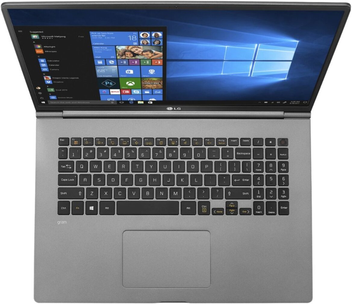LG's 17-inch Gram Notebook Leaks With Core i7 And 19.5 Hour Battery In Sub 3-Pound Chassis