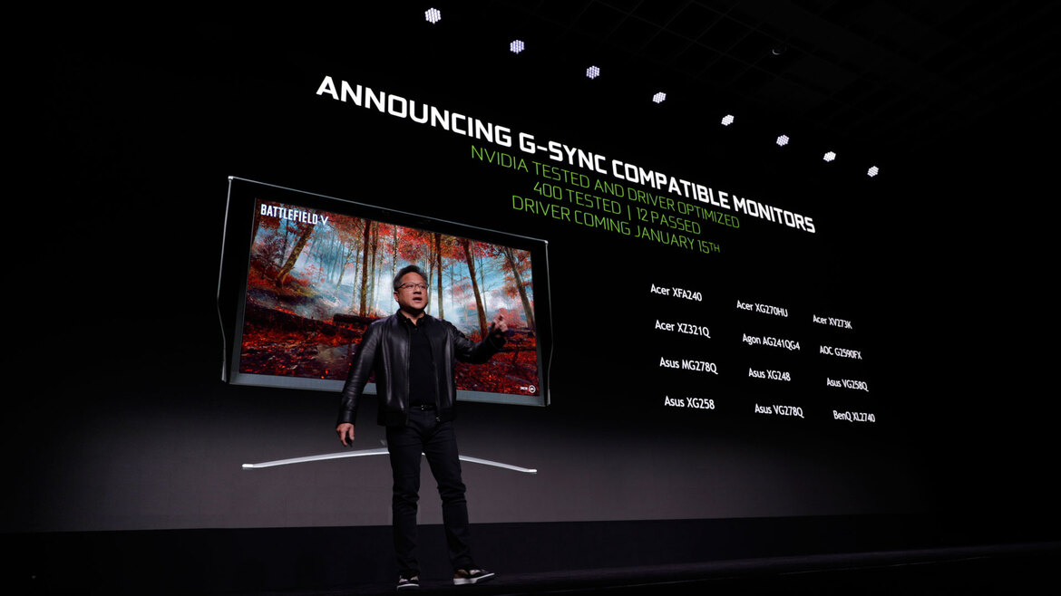 NVIDIA Unveils GeForce RTX 2060, Support For Adaptive Sync At CES 2019