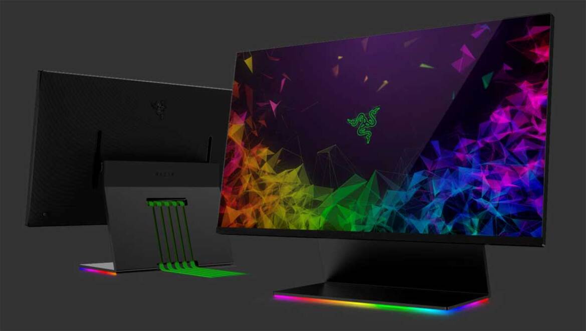 Razer Raptor 144Hz FreeSync WQHD Gaming Monitor Has Stunning 2.3mm Thin Bezels