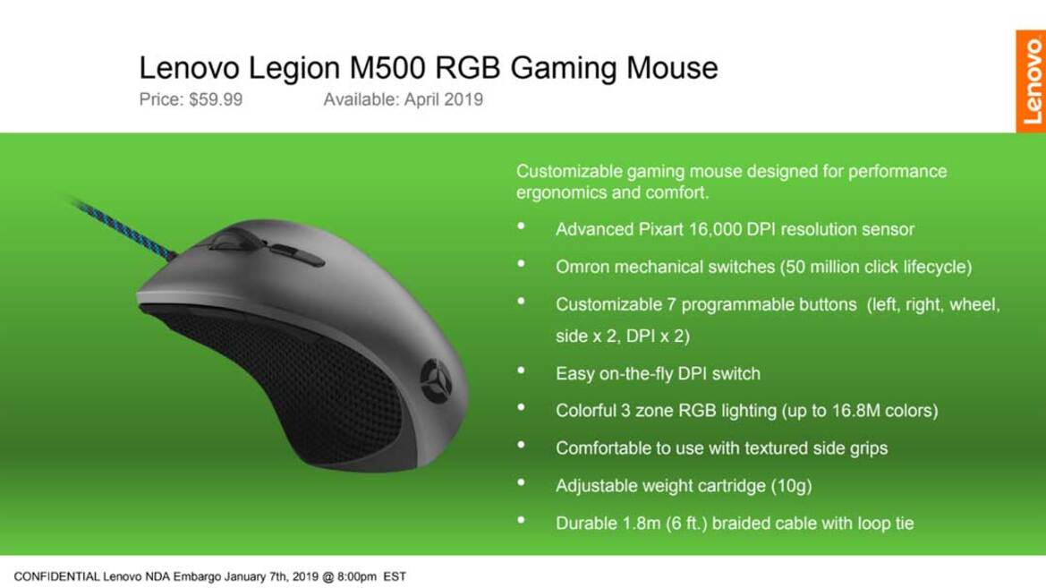 Lenovo Hits CES 2019 With Legion Gaming Notebooks, Keyboards, Displays And Headsets