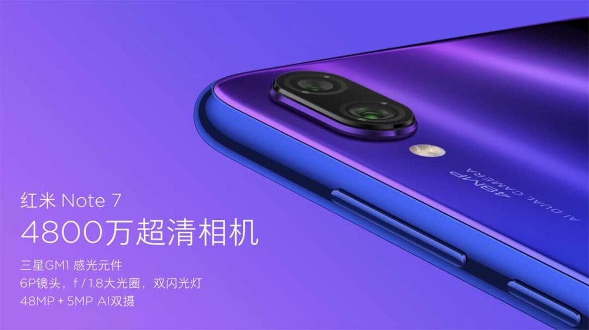 Xiaomi Redmi Note 7 Budget Smartphone Packs 48MP Camera And Premium Looks
