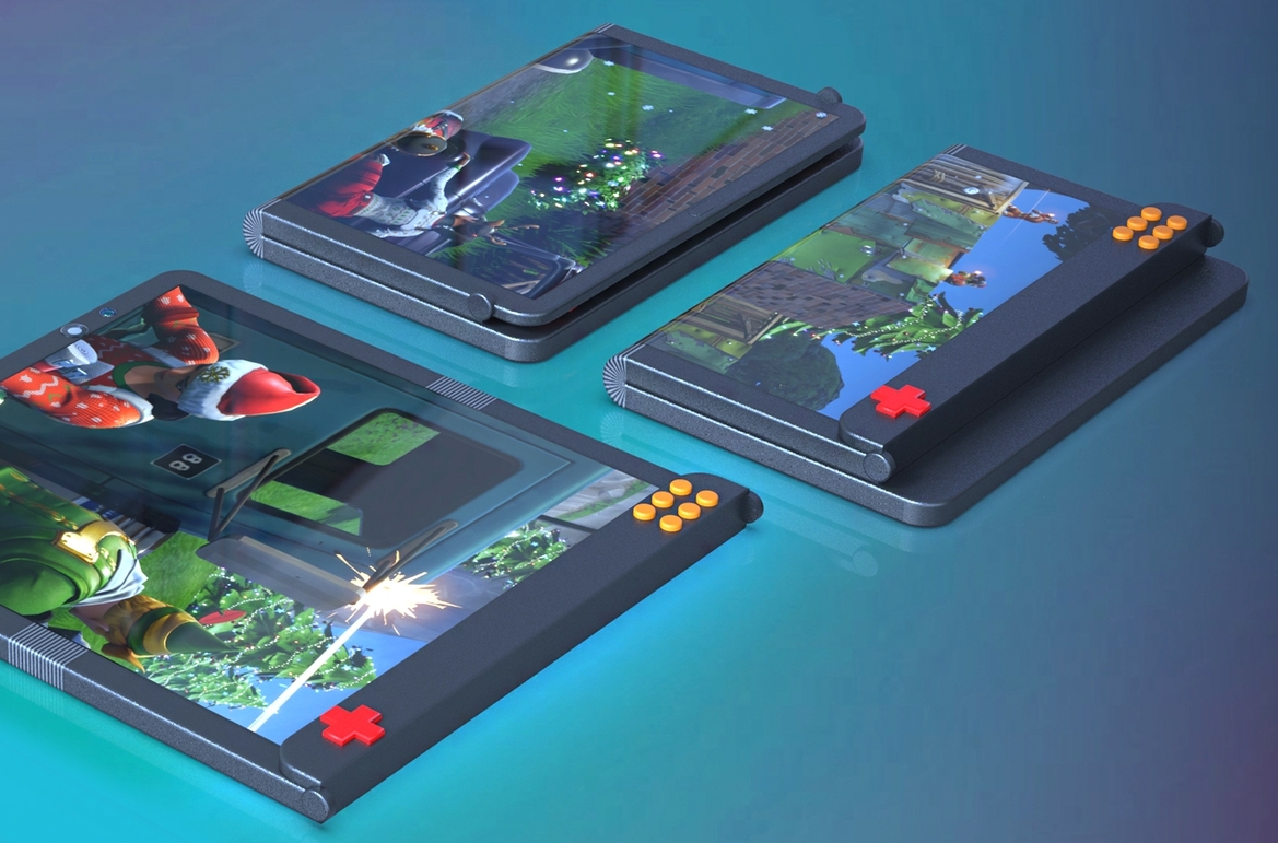 Samsung Galaxy F Foldable Gaming Phone Patent Reveals Trick Rotating Game Controller