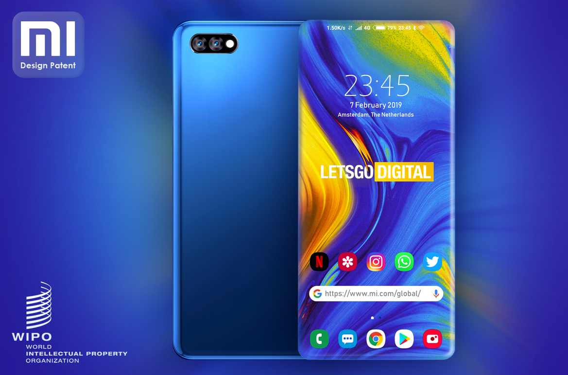 Xiaomi Patent Details Stunning Phone Design With 4-Sided Edge Display