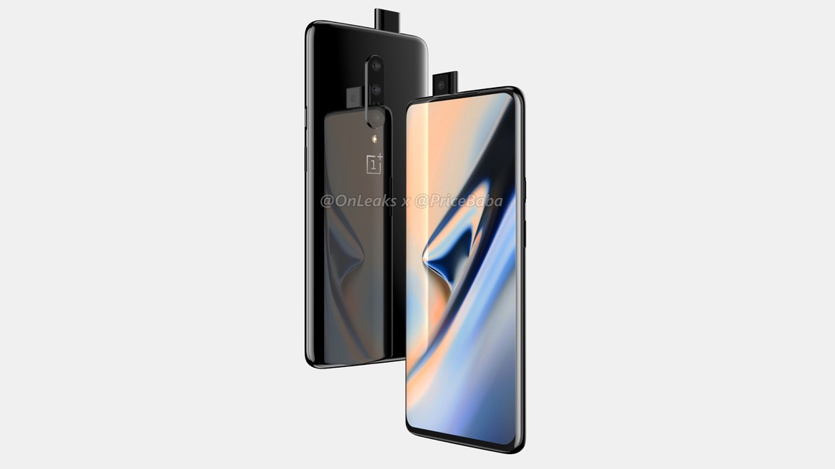 OnePlus 7 Design Leaked In Fresh Renders Confirming Pop-Up Selfie Camera