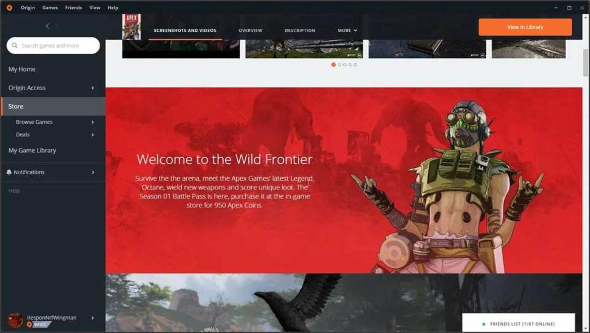 Apex Legends' High Octane Battle Pass Details Leak Early Via Origin Store