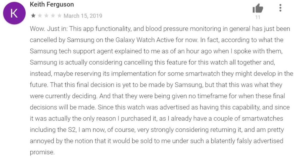 Updated: Samsung Galaxy Watch Active BP Monitoring Availability Leaves Some Users Frustrated