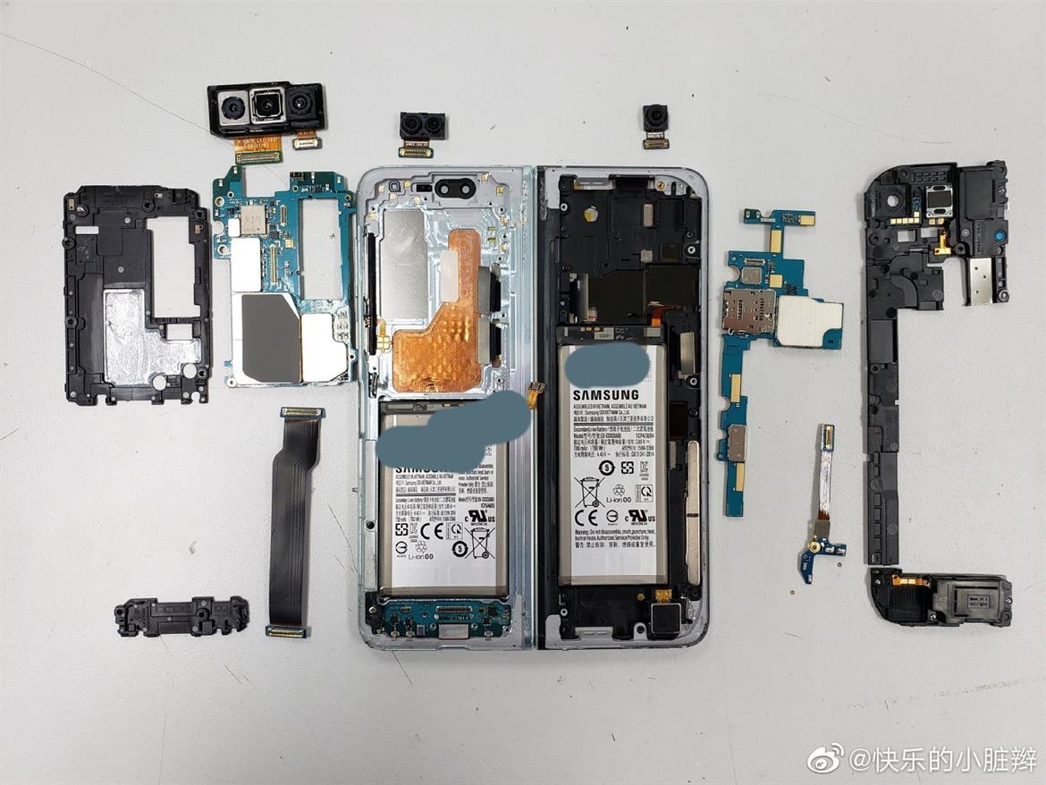 Samsung Galaxy Fold Gets Teardown Treatment Exposing 'Rubbery' Display And Dual Batteries