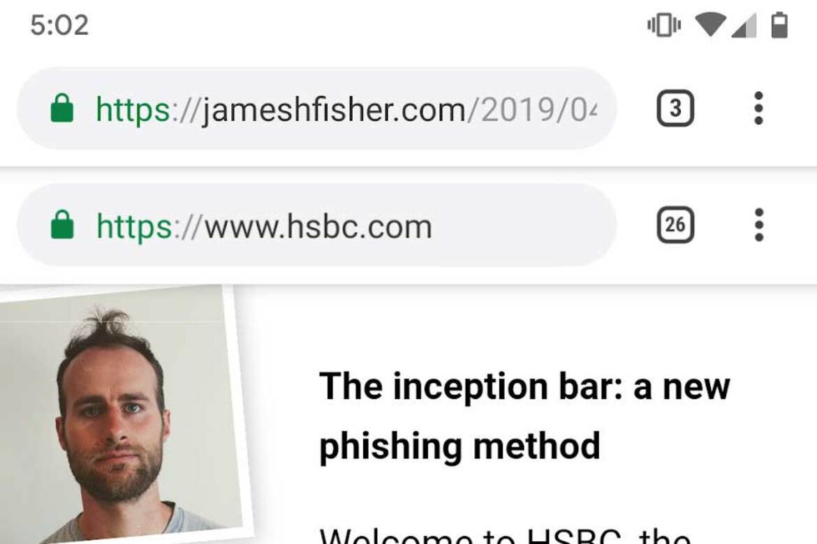 This Google Chrome Android Exploit Leverages Fake Address Bar For Phishing Attacks