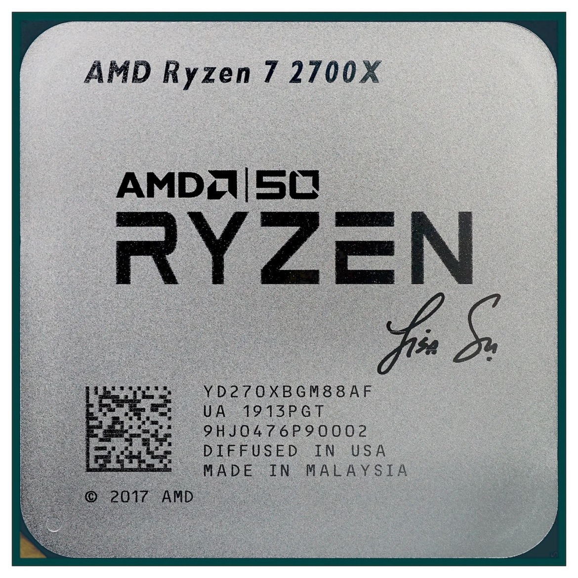 AMD Rolls Out 50th Anniversary Ryzen 7 2700X And Radeon VII Gold Editions