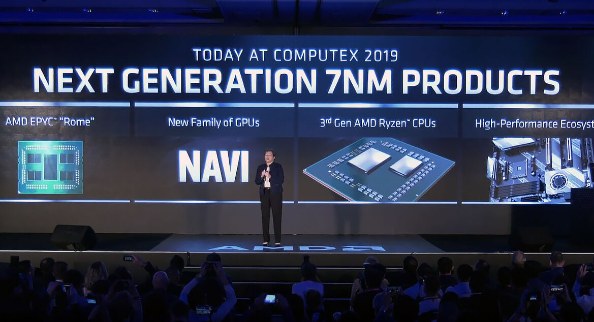 AMD Unveils Ryzen 3000 CPUs, 12-Core At $499, IPC Parity With Intel, Navi Ahead Of RTX 2070