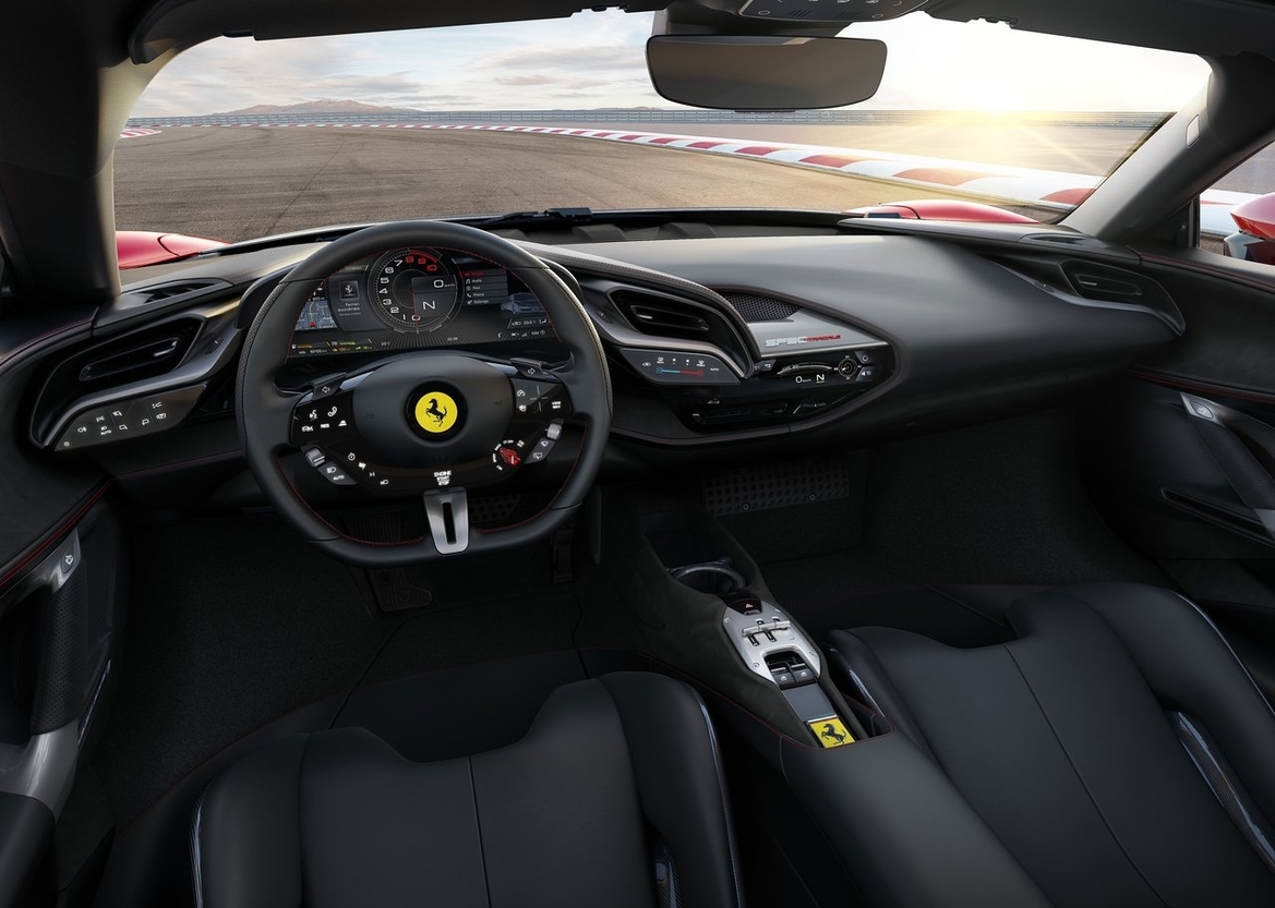 Ferrari SF90 Stradale Hybrid Hypercar Shreds Rubber With Head-Pinning 1000 Horsepower
