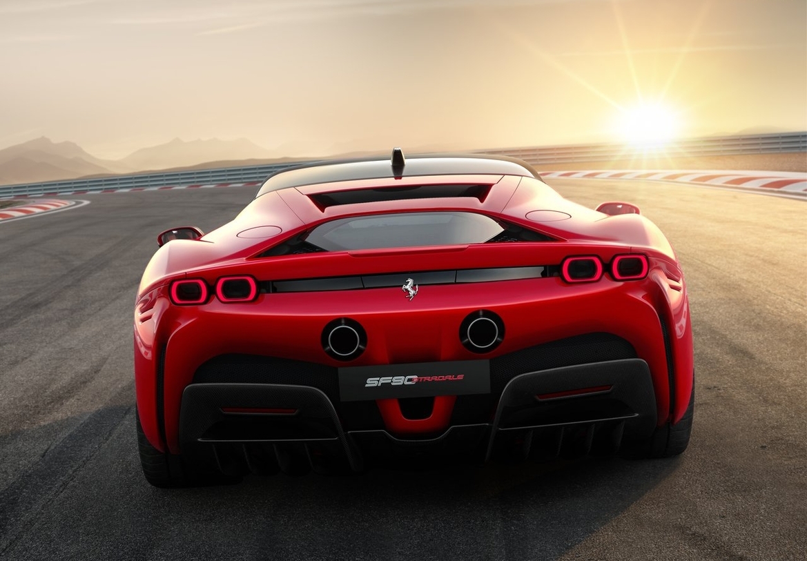 Ferrari SF90 Stradale Hybrid Hypercar Shreds Rubber With Head-Pinning 1000 Horsepower