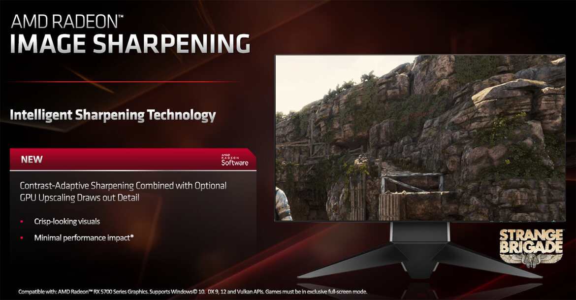 AMD Radeon RX 5700 Image Sharpening Comparison Shows Impressive Visuals, Minimal Performance Hit