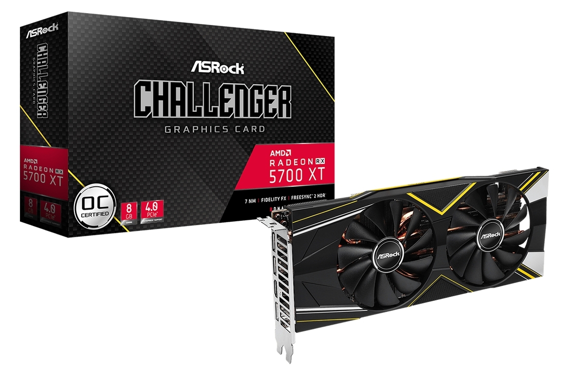 ASRock Unwraps Custom Radeon RX 5700 Challenger Series WIth Boosted GPU Clocks