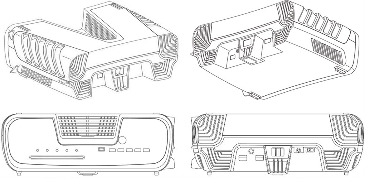 This Leaked Sony PlayStation 5 Design Patent Looks Like An Alien Mothership