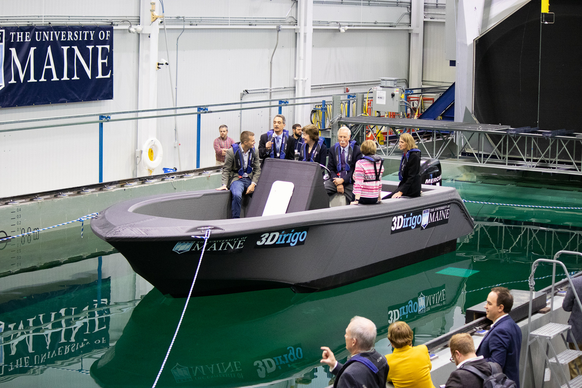 Watch The World's Largest 3D Printer In Action At UMaine