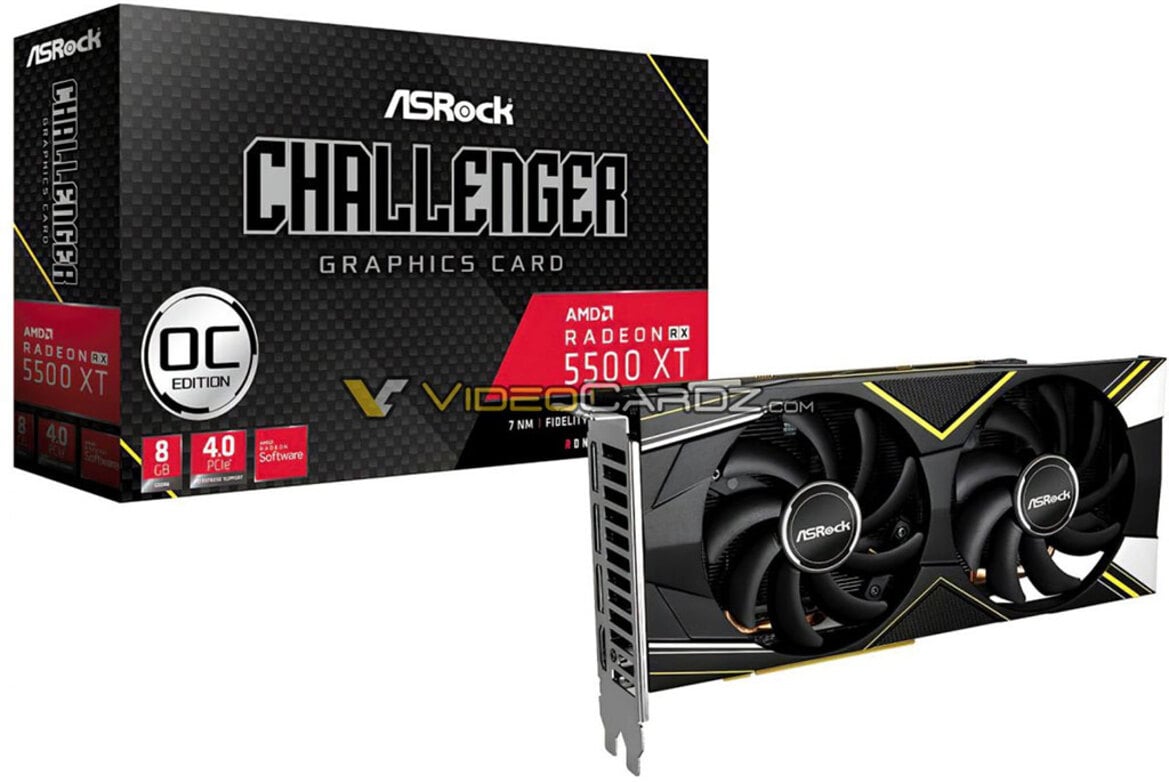 Custom Gigabyte, ASRock AMD Radeon RX 5500 XT Images And Specs Leak