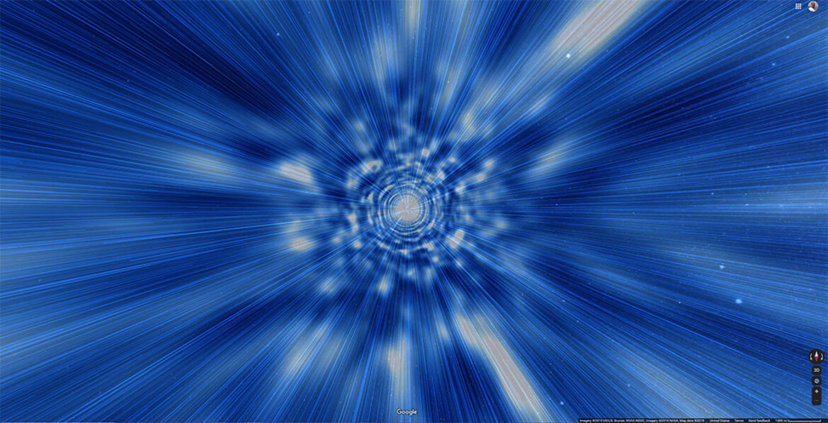 Check Out Google Maps' New Star Wars-Style Hyperdrive Planetary Travel Animation