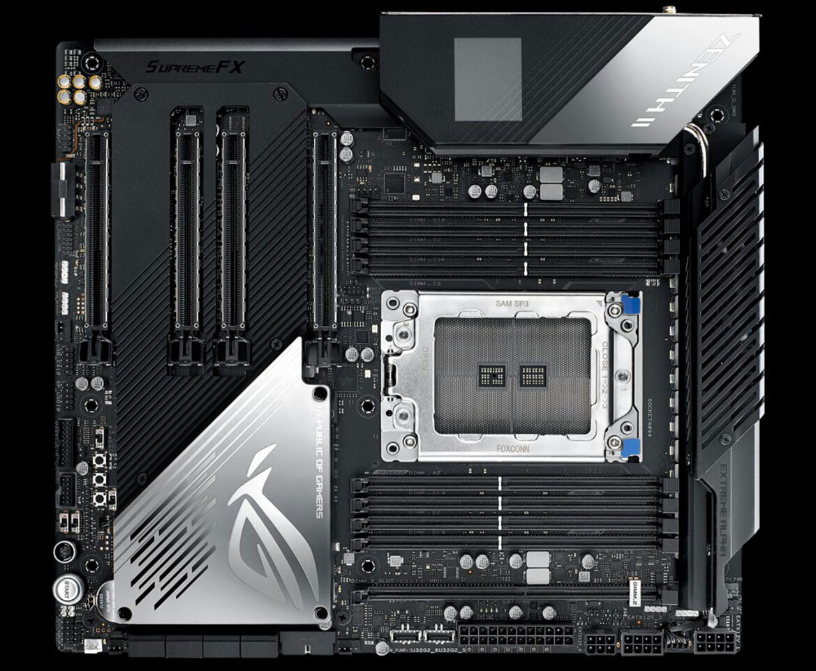 ASUS ROG Zenith II Extreme Alpha Emerges As Ultimate 64-Core Threadripper 3990X Motherboard