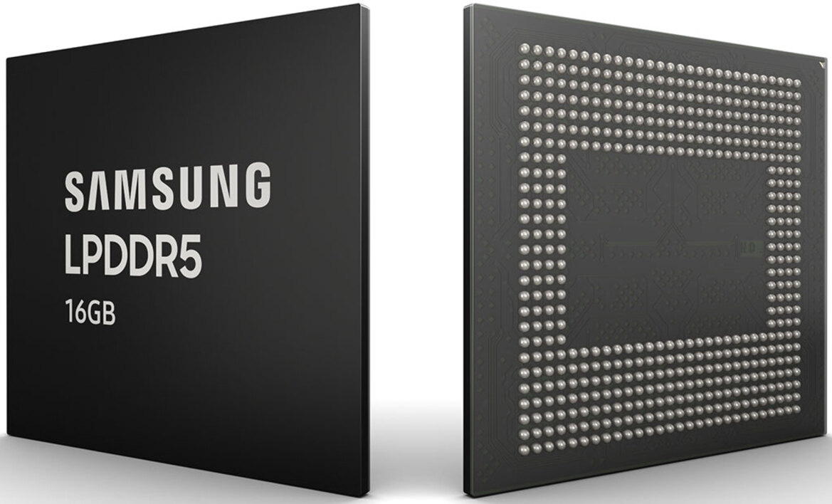Samsung 16GB LPDDR5 5,500 Mbps DRAM Enters Production For Flagship Phones