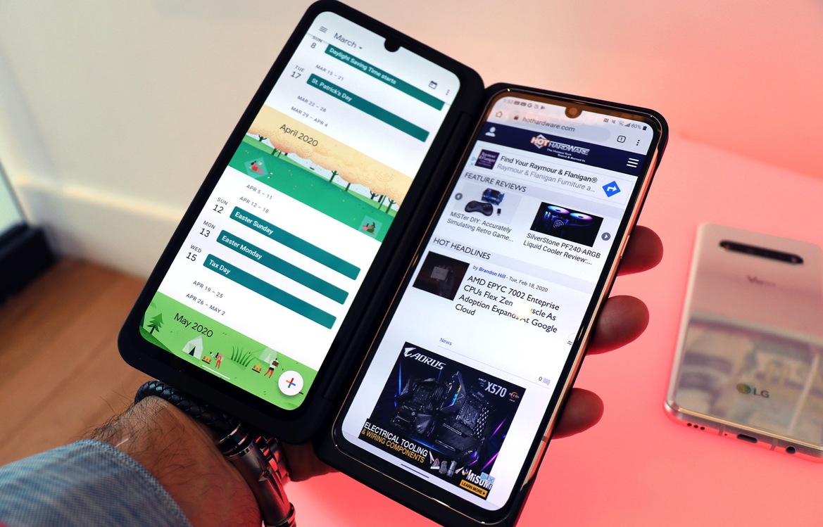 LG V60 ThinQ 5G Rocks Dual Displays, Snapdragon 865 And Killer Audio