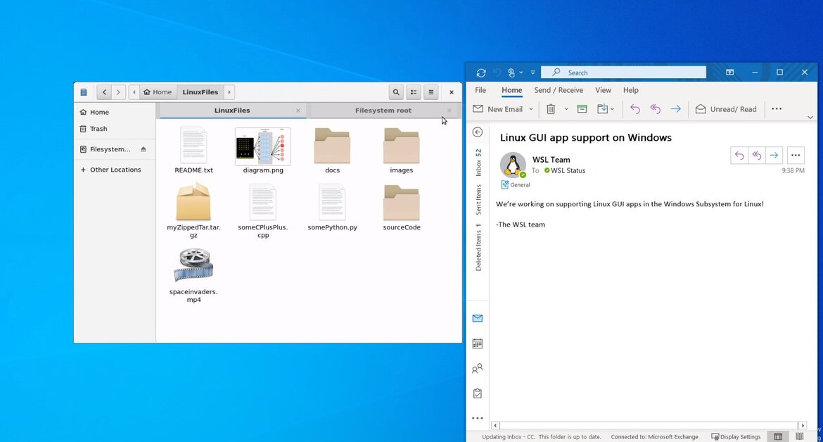 Microsoft Will Deliver Linux GUI App Support To Windows 10 With WSL2