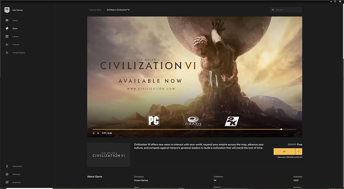 Civilization VI Is Now Free At The Epic Games Store, Here's What May Come Next