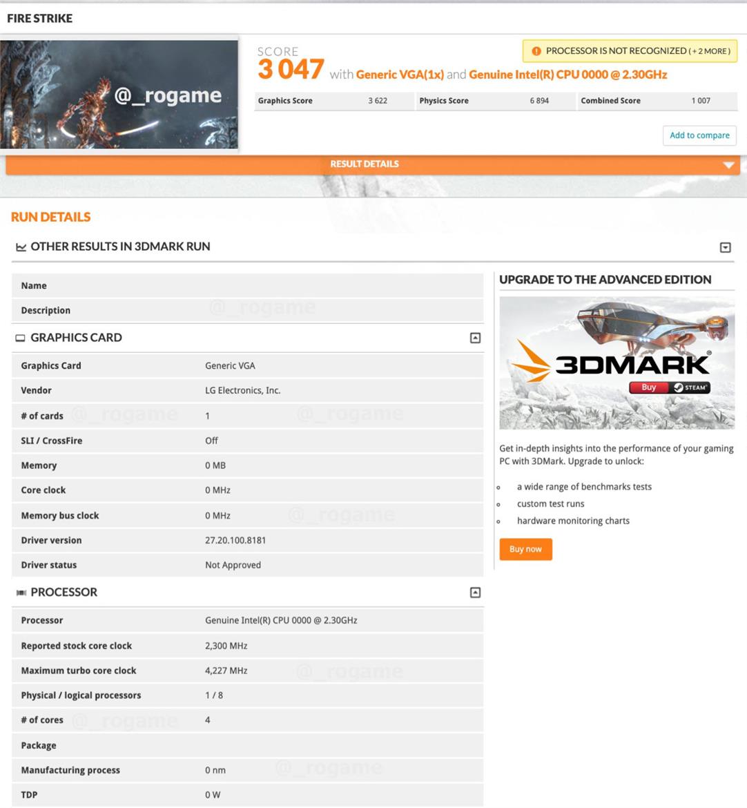 Intel Tiger Lake-U CPU With Xe Gen12 80 EU GPU Allegedly Benchmarked