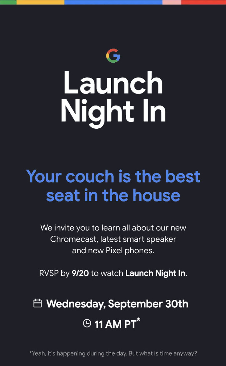 Google Set To Launch Pixel 5, Pixel 4a (5G) And More On September 30