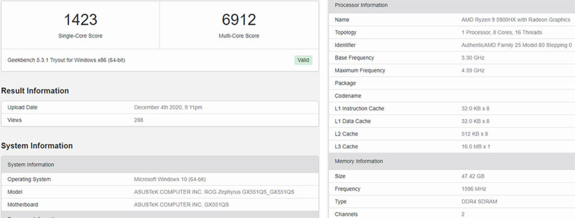 Rumored Ryzen 9 5900HX Zen 3 Beast CPU May Bring Serious AMD Gaming Laptop Muscle
