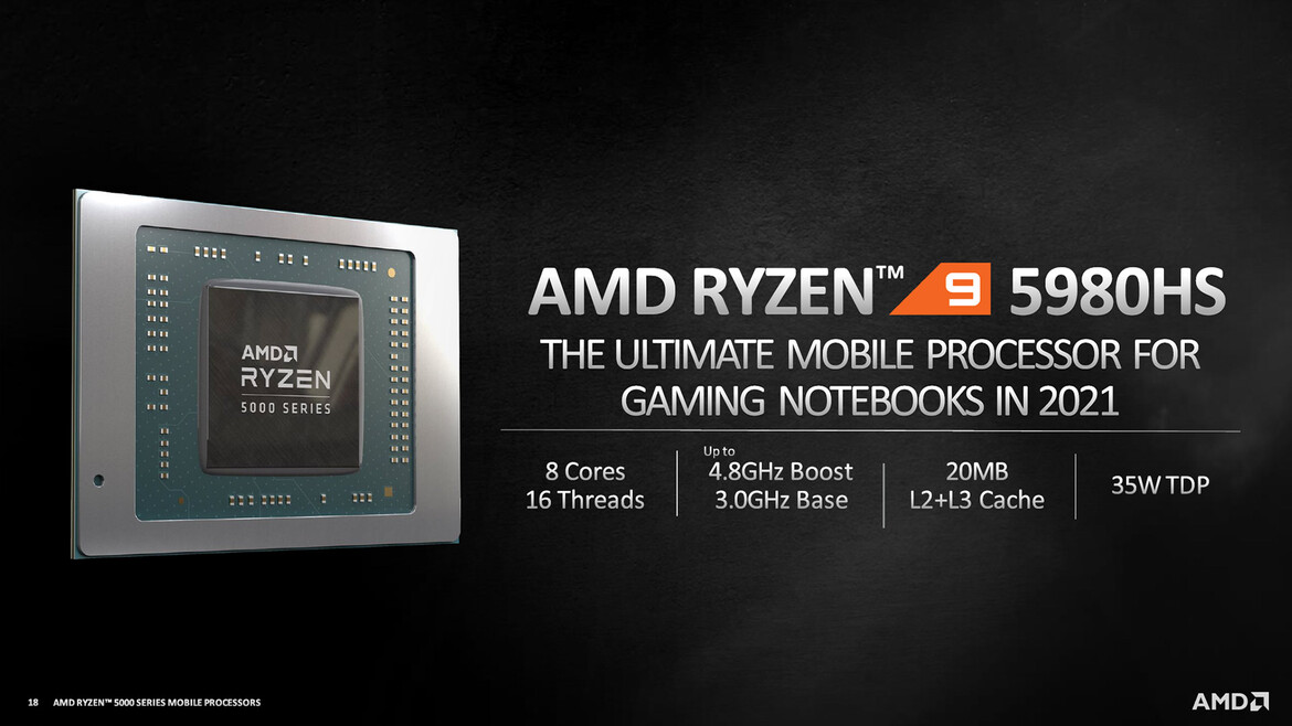 AMD Unleashes Ryzen 5000 Mobile Processors For Big Laptop Performance Gains At CES 2021