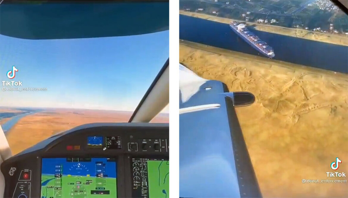 Microsoft Flight Simulator Mod Has Fun With Cargo Ship Stuck In Suez Canal