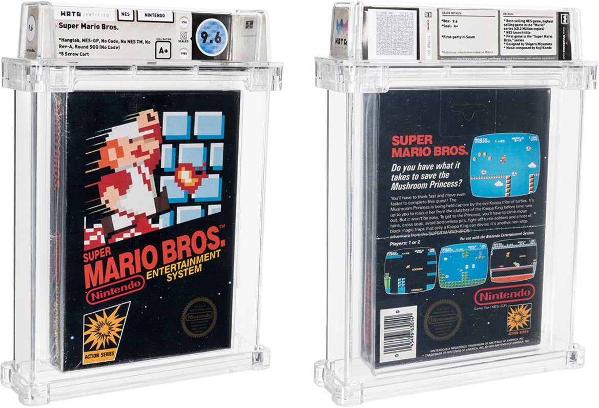 Mint Sealed Copy Of Super Mario Bros Sells At Auction For Staggering $660K