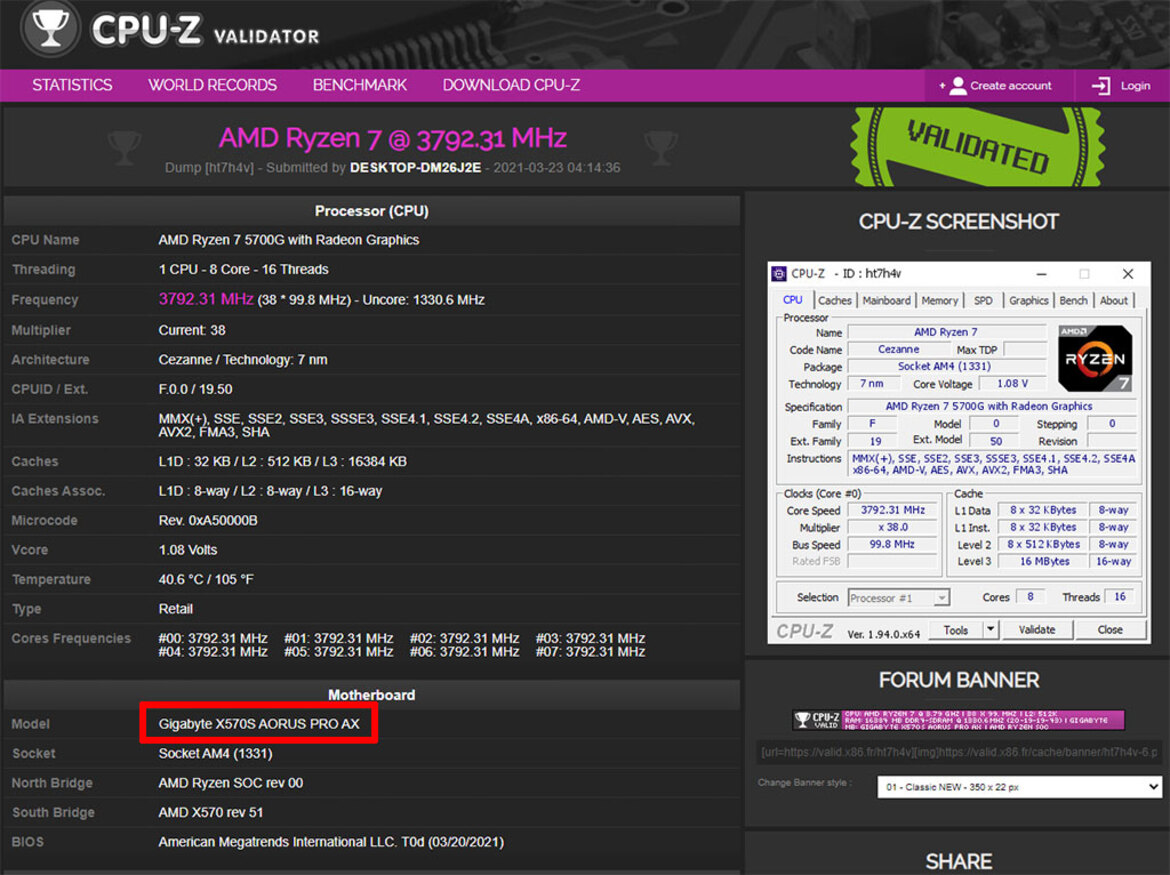 Gigabyte X570S Aorus Pro AX Motherboard Leak Hints At Incoming AMD Chipset Refresh