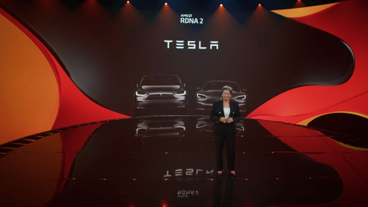 AMD's RDNA 2 Architecture Powers 10 TFLOP Gaming PC Inside Tesla Model S, Model X