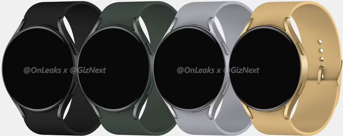 Alleged Samsung Galaxy Watch Active 4 Renders Highlight Sleek Design Updates